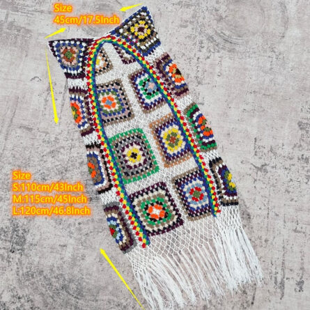 Rainbow Dreams Crochet Bikini Cover Up Set - Image 11