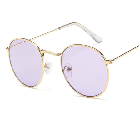 I Miss You Round Frame Colored Sunglasses – Bild 7