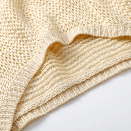 Boho Dreams Knitted Tassel Beach Blouse - Image 18