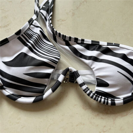 Sexy See Through Paradise One Shoulder Bikini - Image 31