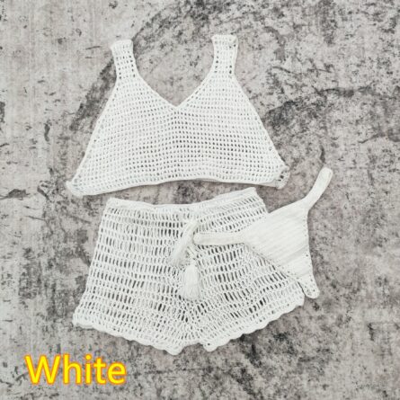 Seaside Breeze Crochet Shorts and Thong Bottoms - Image 25