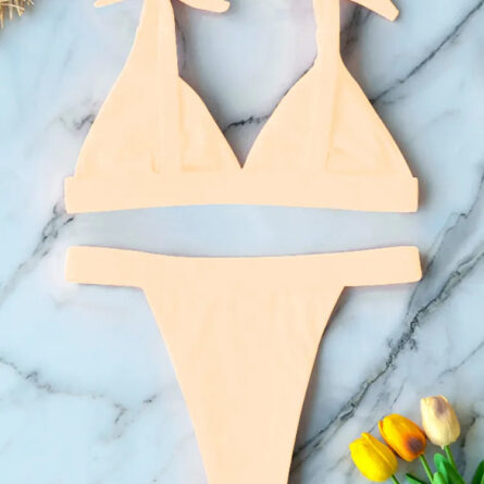 Adriana High Cut Shoulder Tie Bow Bikini - Image 29