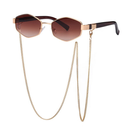 Sunshine Goddess Punk Sunglasses with Chain – Bild 11
