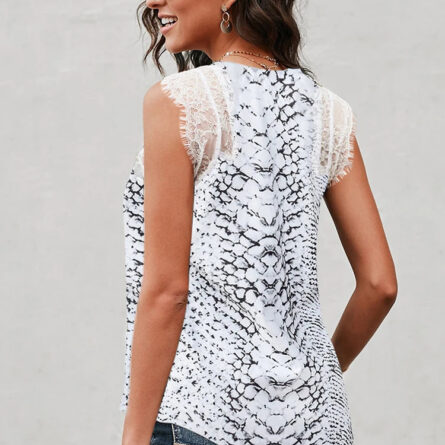 Leopard Charm Lace Top - Image 8