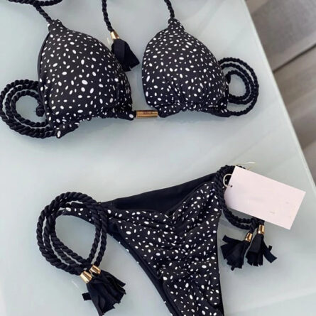 Wave Babe Triangle Scrunch Butt Brazilian Bikini – Bild 11