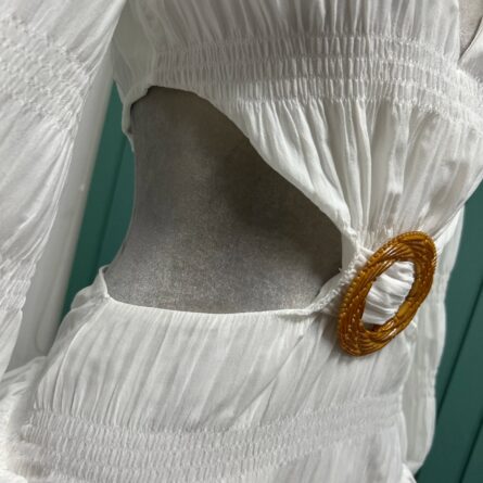 Chic Elegance Cut Out Waist Short Mini Dress - Image 7