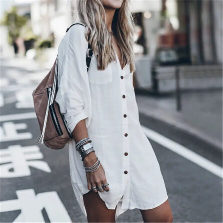Sunset Stunner Beach Cover Up Casual Summer Dress - Image 2