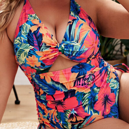 Bahamas Delight Ruffle One Piece Plus Size - Image 13