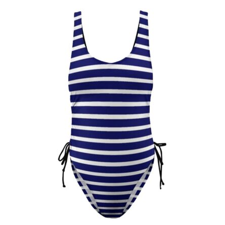 Classic Stripes One-Piece Swimsuits - Image 6