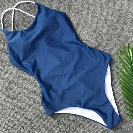 Sunset and Swim Sexy Strappy Open Back One Piece Swimsuit - Image 38