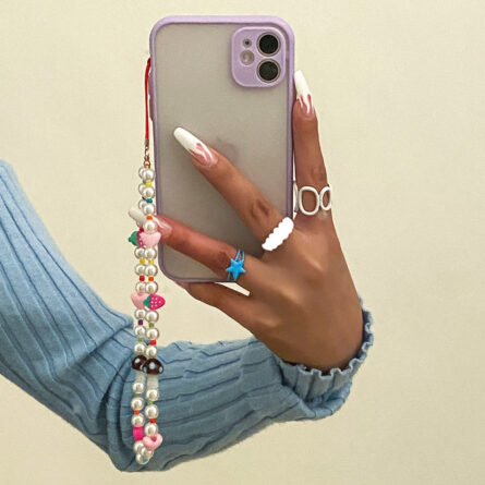 Trending Pearl Deluxe Mobile Phone Strap Phone Case Hanging Cord - Image 4