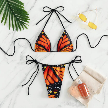 Free Spirit Beautiful Butterfly Thong Bikini Set - Image 21