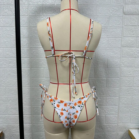 Blossom Dreams Ruffle String Bikini Set - Image 5