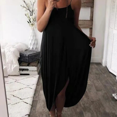 Effortless Flow Slit Maxi Dress - Image 22