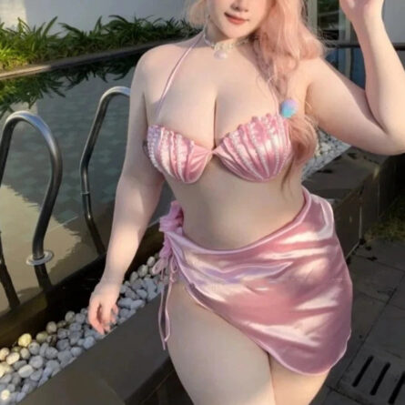Fantasy Mermaid Plus Size Bikini Set - Image 2