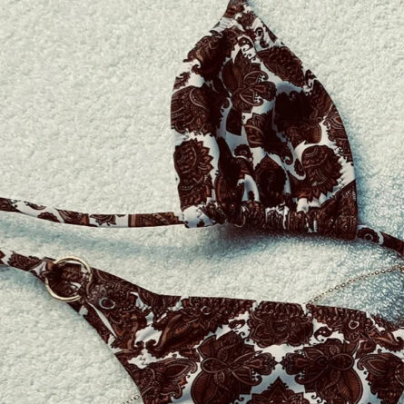 Exotic Sunset Triangle Chains Brazilian Bikini – Bild 21