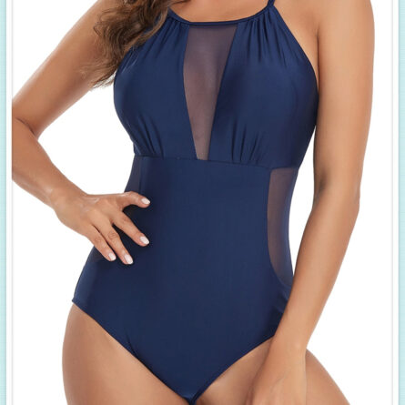 Ocean Breeze One Piece Swimsuit DD+ Fuller Bust Mesh Swimsuit – Bild 16