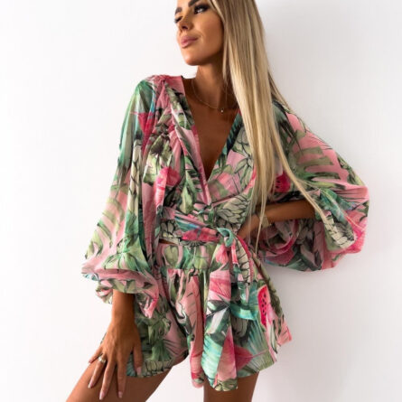 Summer Never Ends Plunge Vacation Romper Playsuit – Bild 14
