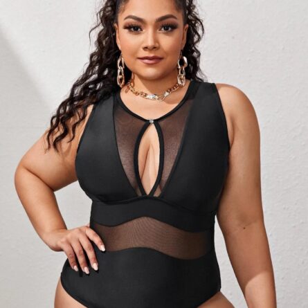 Sienna Mesh Plus Size Swimsuit - Image 5