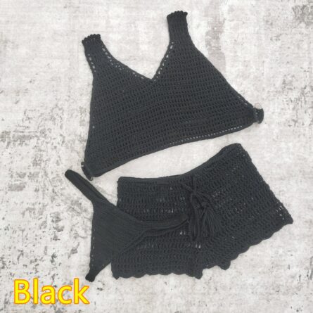 Seaside Breeze Crochet Shorts and Thong Bottoms - Image 28