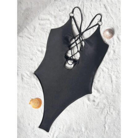 Oceanbound Strappy Cut Out One Piece Swimsuit – Bild 4
