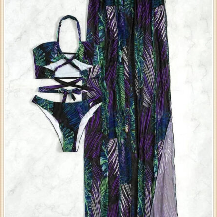 Bahamas Vacation 3 Piece Cover Up Skirt Set - Image 53