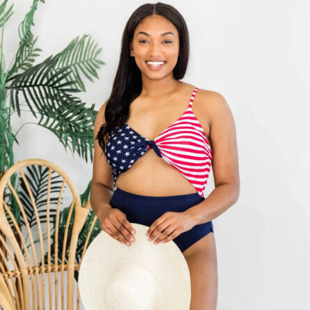 Beachside Bliss USA Swimsuit - Image 4
