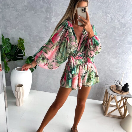 Summer Never Ends Plunge Vacation Romper Playsuit – Bild 17