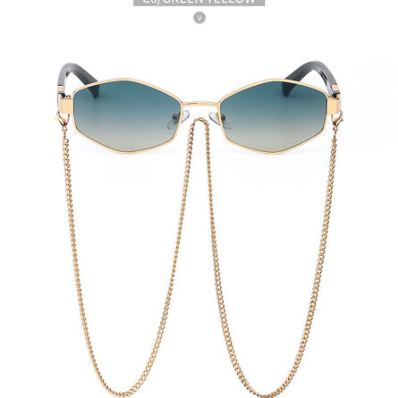 Sunshine Goddess Punk Sunglasses with Chain – Bild 45