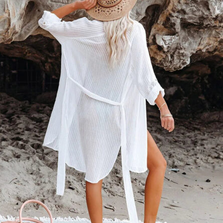 Coastal Breeze Beach Cover Up Shirt - Image 32