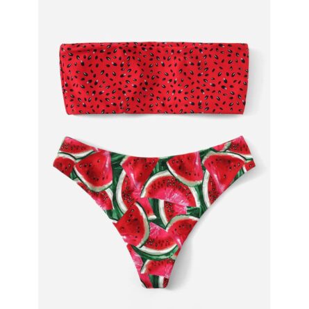 Watermelon Summer Crush Bandeau Bikini - Image 23