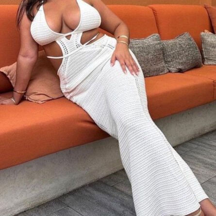 Italian Romance Crochet Cut Out Dress - Image 26