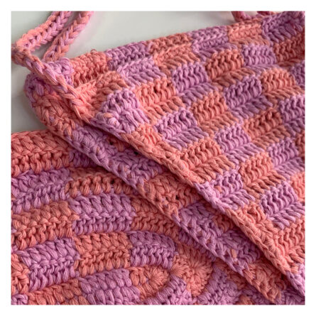 Purple and Pink Paradise Crochet Bikini Set – Bild 12