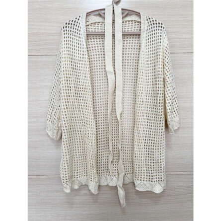 Amelia See Through Crochet Beach Cover Up - Image 8