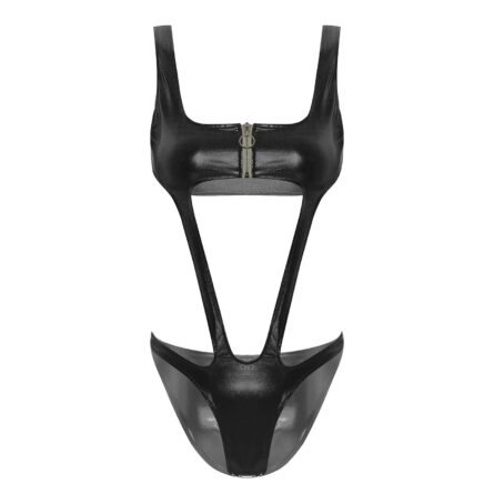 Celestial Goddess Harness Metallic Cut Out Swimsuit Monokini - Image 24