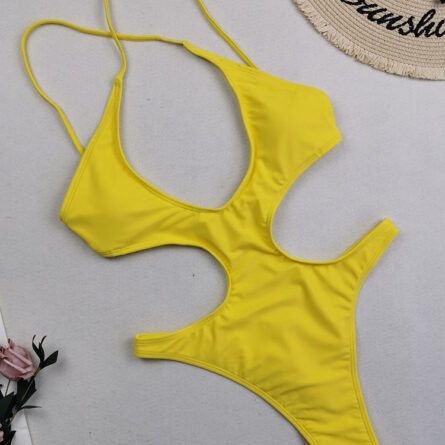 Bahamas Hollow Out One Piece Swimsuit - Image 9