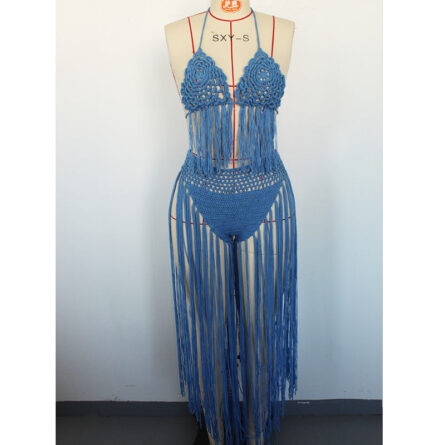 Seaside Stunner Two Piece Knit Crochet Bikini Set – Bild 31