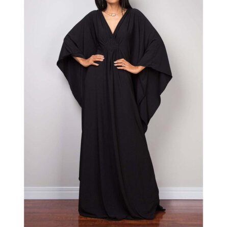 Athena Loose Maxi Kaftan Tunic Beach Cover Up - Image 7
