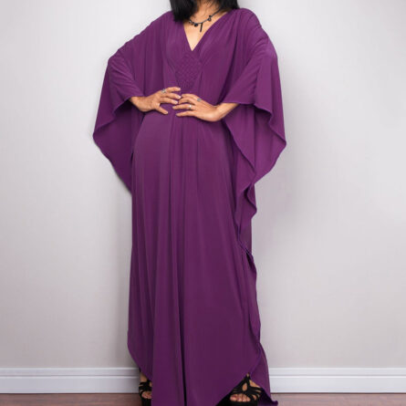 Athena Loose Maxi Kaftan Tunic Beach Cover Up - Image 14