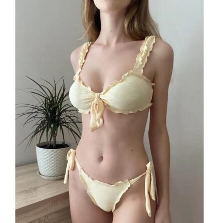 Magical Sunset Sexy Ruffled Bikini Set - Image 2