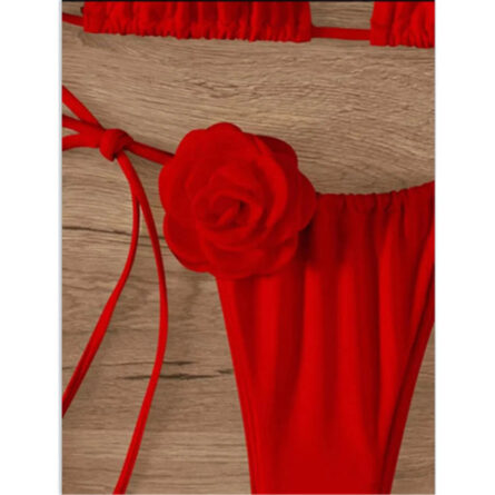 Rose Charm Halter Triangle Bikini – Bild 33