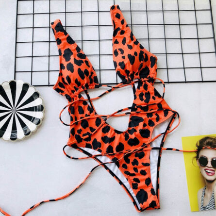Hailey Strappy Waist Cut Out Swimsuit - Image 9