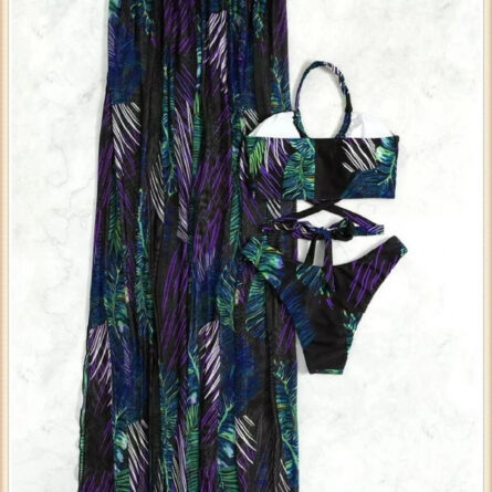 Bahamas Vacation 3 Piece Cover Up Skirt Set - Image 54