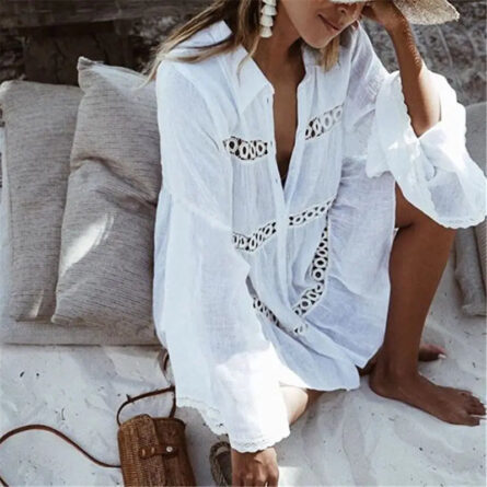 Sunset Stunner Beach Cover Up Casual Summer Dress - Image 10