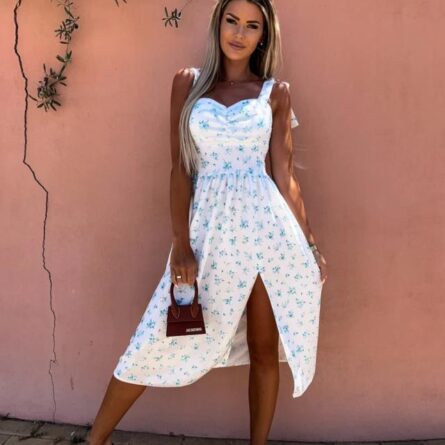 Susannah Strap Dress Floral Print Sleeveless Sling Dress – Bild 29