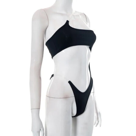Monte Carlo One-Shoulder Cut Out Swimsuit Bikini - Image 7