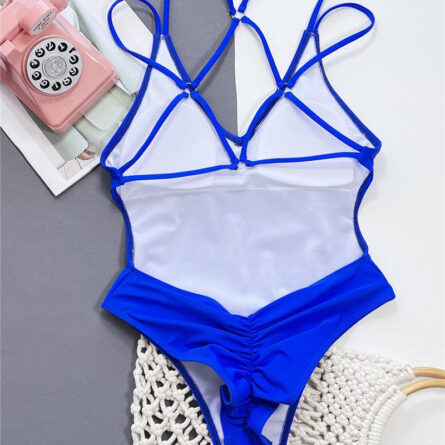 Bahamas Backless Strappy Thong Swimsuit - Image 9