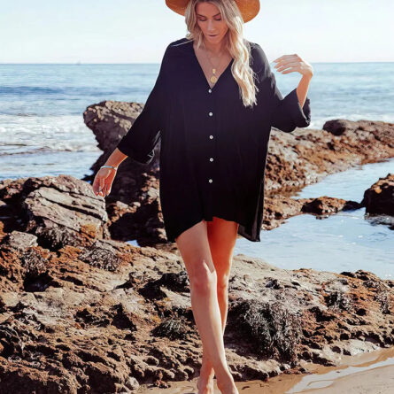 Coastal Breeze Beach Cover Up Shirt - Image 18