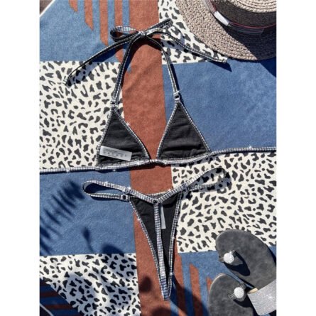 Glitter Queen Shiny Extreme Mini Micro Thong Bikini - Image 5