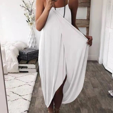 Effortless Flow Slit Maxi Dress - Image 15